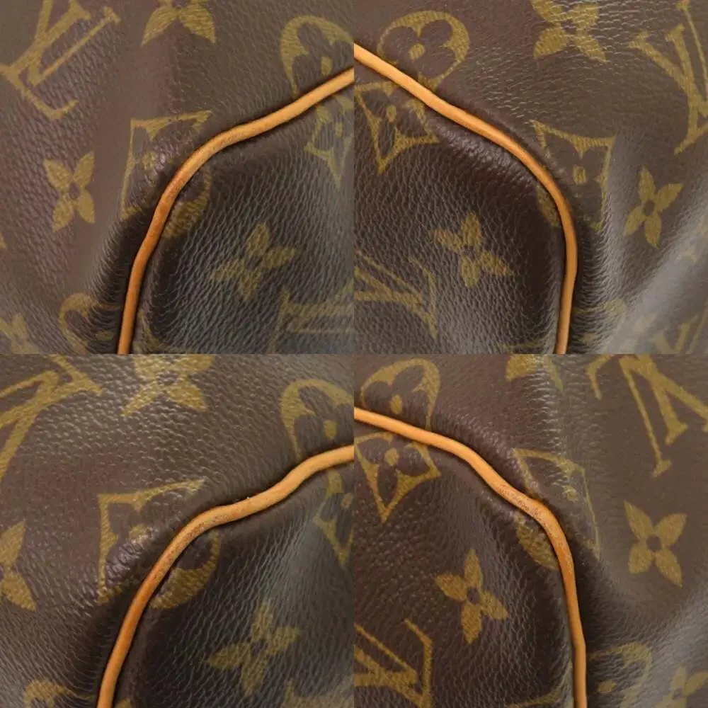 LOUIS VUITTON Brown Monogram Keepall 55 Boston Bag